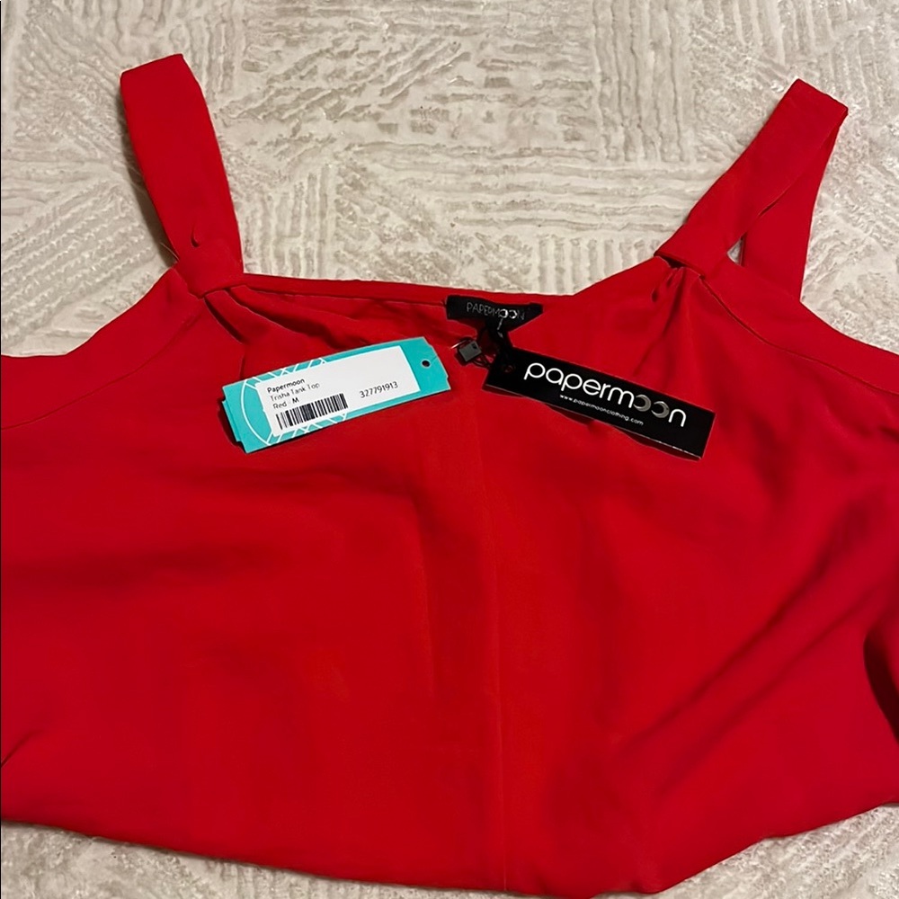 Papermoon Red Women's Top